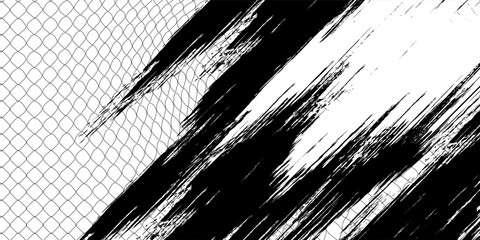 texture for fishing nets. Grunge pattern for sportswear or soccer goal, volleyball net, basketball hoop, hockey, athletics. Grunge background © ANAK
