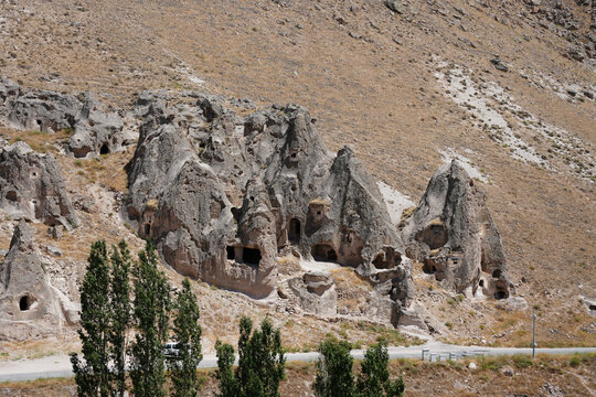 Kabatas Church in Soganli Valley, Kayseri, Turkiye