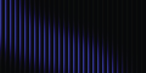 Fototapeta premium Glass gradient effect with blue and black vertical lines