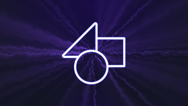 Electric Superpower Shiny Current Bright Neon Logo Reveal