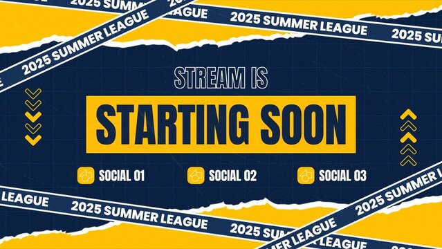 E-Sport Game Stream Streamer Starting Intro Screen Modern 01