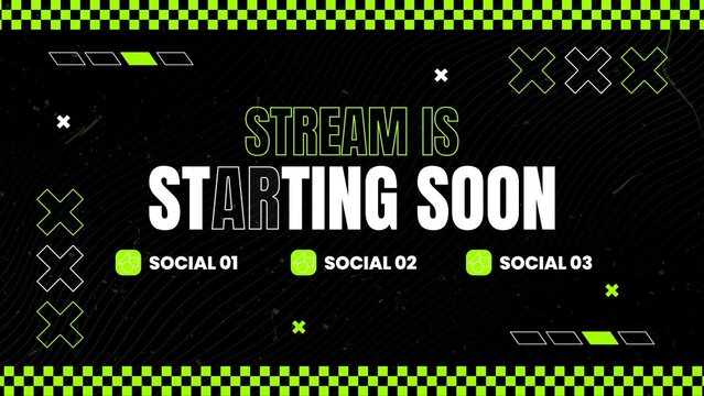 E-Sport Game Stream Streamer Starting Intro Screen Modern 02