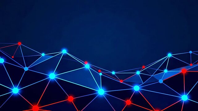 Abstract network connection pattern