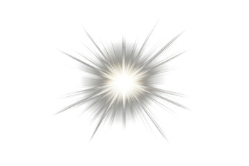 Obraz premium PNG An isolated white blink sun ray light effect background lighting outdoors.