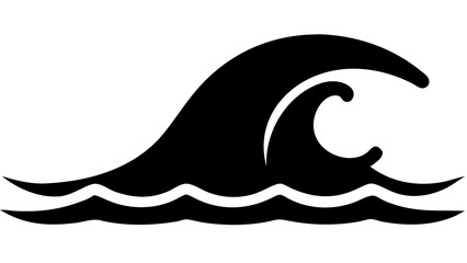 Obraz premium Ocean wave vector illustration