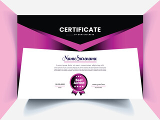 Fototapeta premium education Certificate Design Concept