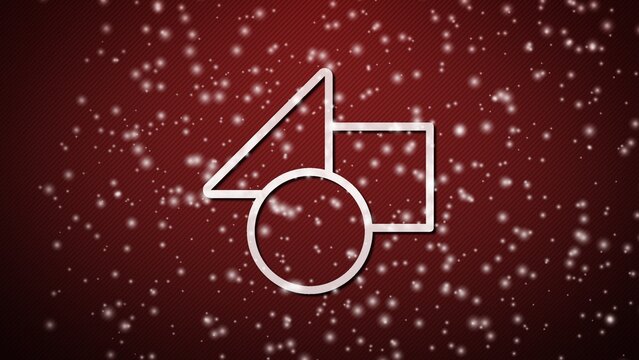 Elegant Holiday Christmas Snow Fancy Logo Reveal
