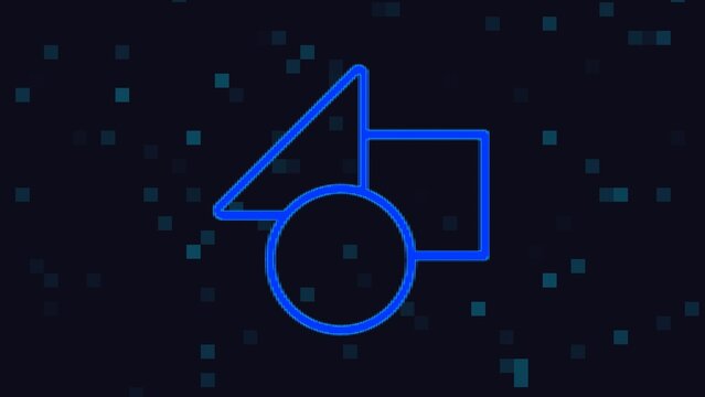 Digital Pixels Pixelated Logo Reveal