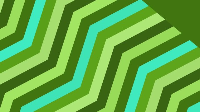 Green and turquoise chevron pattern abstract graphic background