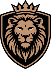 Obraz premium Adobe Illustrator Artwork Royal-lion-crest-t-shirt-design