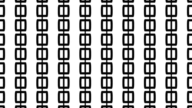 Black squares form vertical columns against a white background