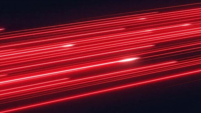 Red light streaks on dark background.