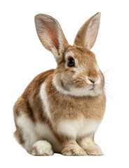 Obraz premium PNG Adorable brown rabbit portrait