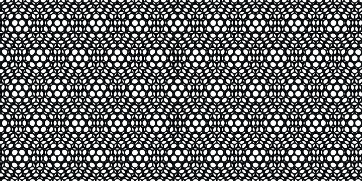Grill mesh pattern with metal texture for speaker and micro hole background or seamless net by black grid and circle grate steel screen.