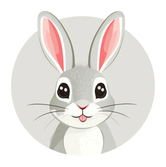 Obraz premium PNG Easter rabbit illustration animal bunny.