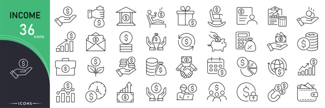 Happy New Year related icon collections. Containing fireworks, celebration, party, countdown, champagne, calendar, clock, gift, confetti, and festive icons. Editable Stroke. Outline icons.
