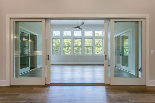 Enter into a sunroom