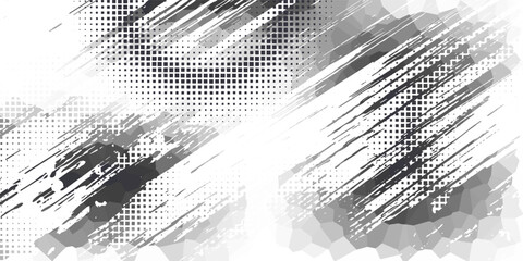 Plakat Dots halftone white and blue color pattern gradient grunge texture background. vector illustration.