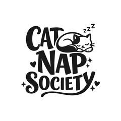 Sleeping Cat Nap Society Logo © DzgnVibe