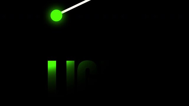 time lapse of a tunnel of gren light