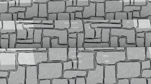 Seamless Stone Wall Texture Loop Background Animation