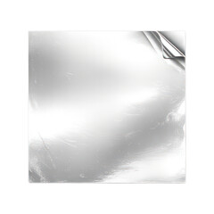 Fototapeta premium PNG Shiny metallic square foil sheet