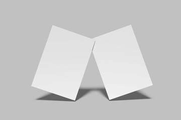 A4 Flyer Mockup Design Blank