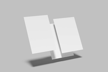 A4 Flyer Mockup Design Blank