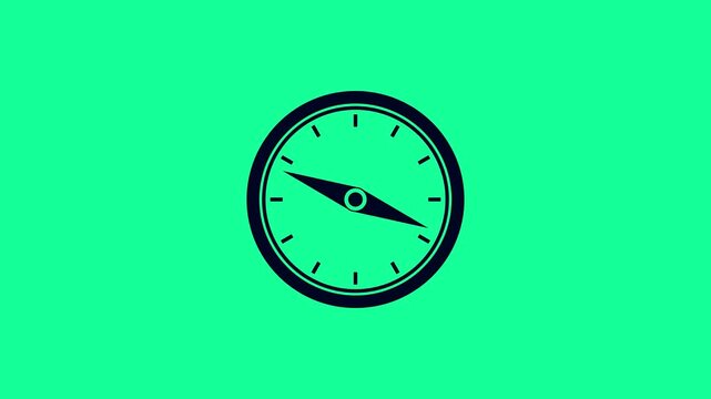 compass icon represents navigation with gren background