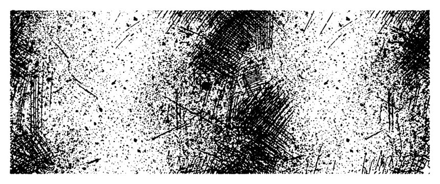 Distressed grunge texture with hand drawn scratch marks and ink splatters