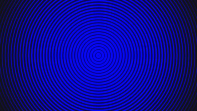 blue circle background video moving wavy repeating