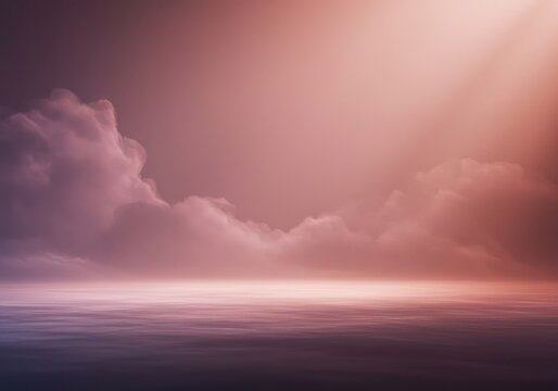 Abstract, ethereal dreamscape with soft lighting and vast blank space perfect for cinematic inserts or psychological themes, visual, mood, psychological