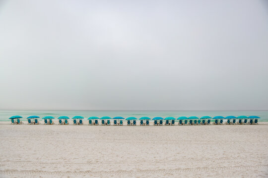 A peaceful coastal scene overlooking the shoreline of Santa Rosa Beach along the Emerald Coast.