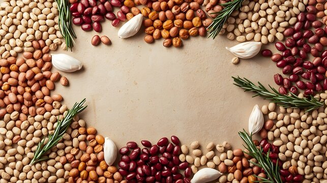 Diffused light on organic lentils.