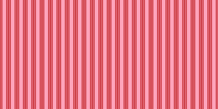 Seamless pink and red vertical stripe pattern with a soft retro look. Repeating striped background for fabric, wallpaper, wrapping paper, textiles, stationery, packaging, and surface prints.