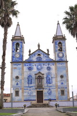 Fototapeta premium igreja matriz de santa marinha de cortegaça, portugal