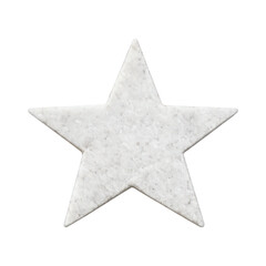 Obraz premium PNG Textured white star shape