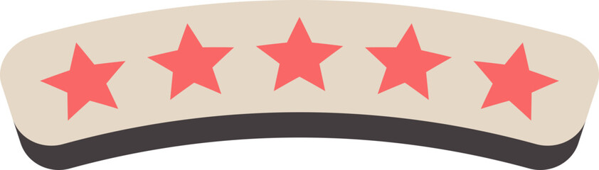 Fototapeta premium Five Star Rating Feedback