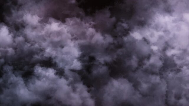 Bright lightning strikes illuminating ominous thunderclouds in a stormy night sky, perfect for weather concepts, dramatic backgrounds, and extreme atmospheric visuals