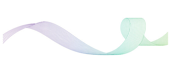 Fototapeta premium Abstract mesh wave line digital flow background