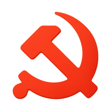 PNG Red hammer sickle symbol