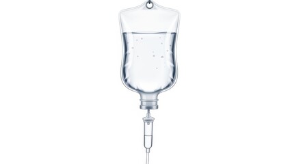 Clear plastic specimen container with blue screw cap medical sample vial for laboratory testing isol