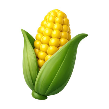 PNG Vibrant corn illustration art