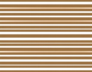 Obraz premium Horizontal, alternating bands of brown tones and white create a clean, minimalist design with a subtle gradient effect. The pattern offers a sense of order