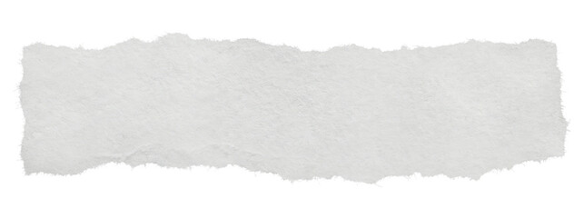 Naklejka premium Torn piece of gray paper isolated on transparent background for design