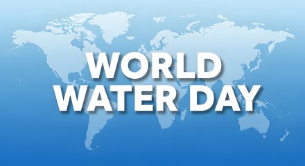 Fototapeta premium World water day awareness campaign