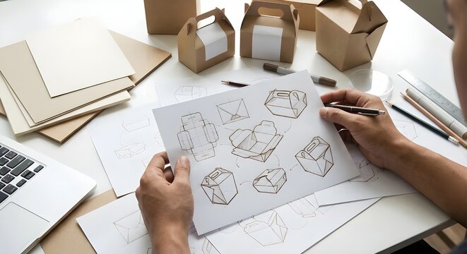 Dise&ntilde;o de Empaque y Prototipos de Cajas