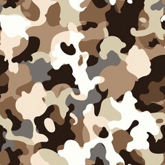 Fototapeta premium US military Chocolate Chip Camo camouflage pattern backgrounds repetition abstract.