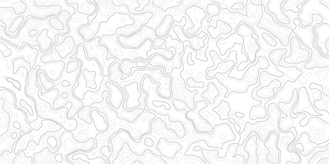 Topographic map design with wavy lines and contours on white background_1 © MD.HUZZATULLAHISLAM