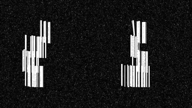 Motion graphics lines loop animation